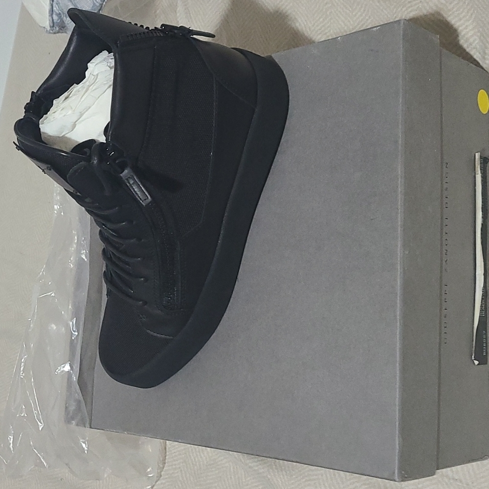 Giuseppe zanotti sneakers mens size 41.5 black